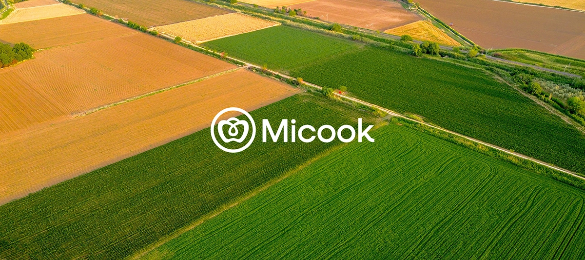 Micook食品农产品公司logo设计“钟形辣椒+水滴+圆圈”