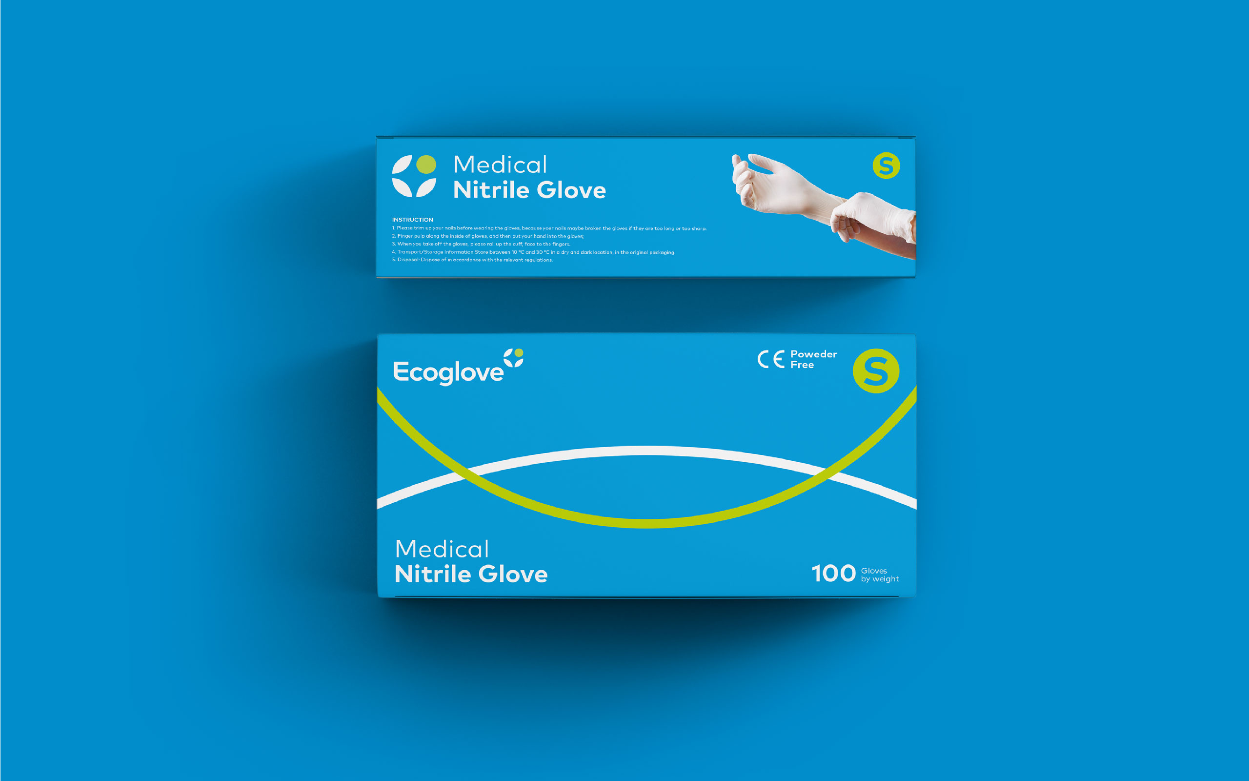 Ecoglowe 绿色医用手套品牌创建策划设计-包装设计