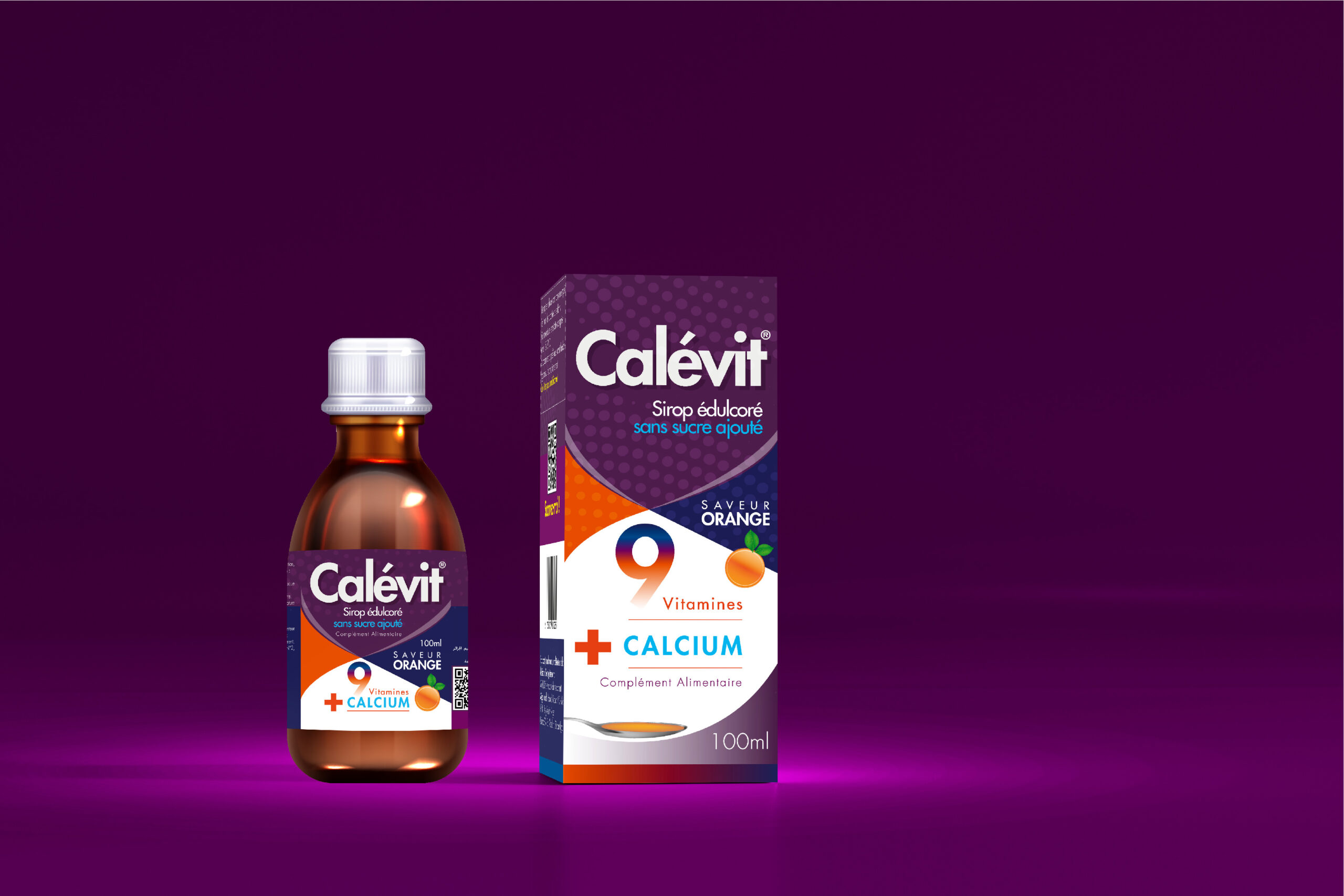 CALEVIT多种维生素（食品营养补充剂）OTC非处方药包装设计，注重药品信息传达