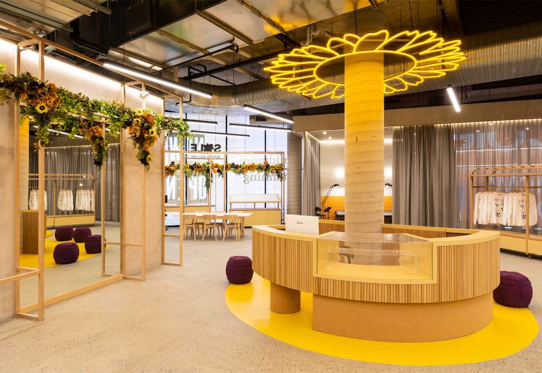 Sole艺术画廊及办公空间设计”向日葵“概念元素