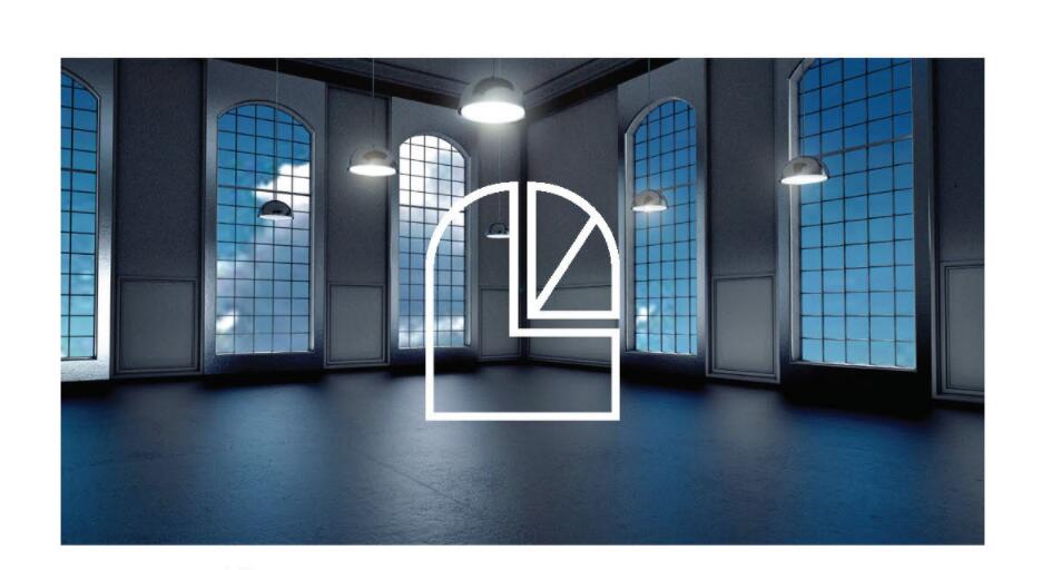 Lominal 门窗系统品牌vi形象设计logo设计，字母L+门窗识别属性