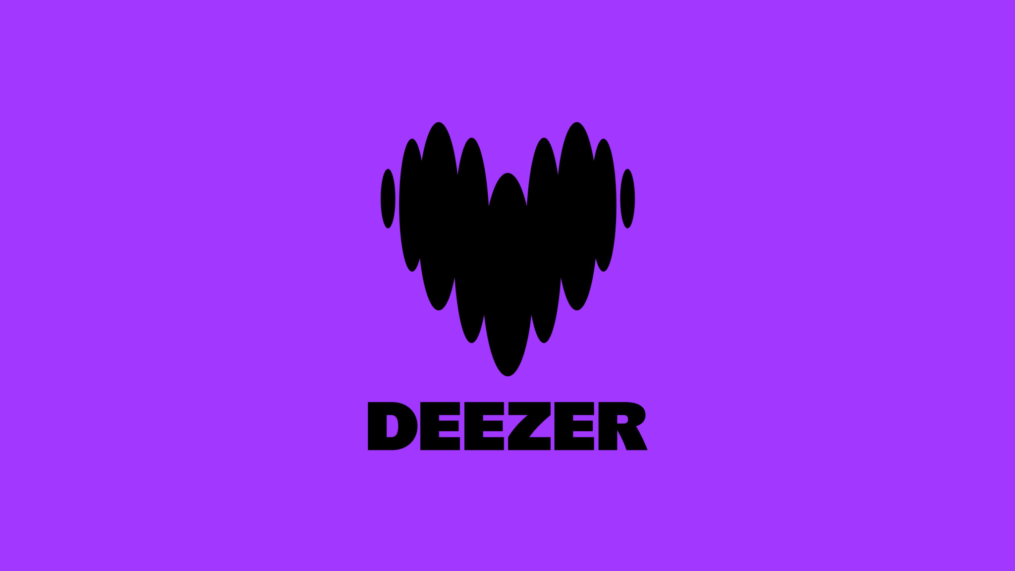 Deezer音乐平台app品牌logo设计vi视觉形象识别设计，跳动的心脏