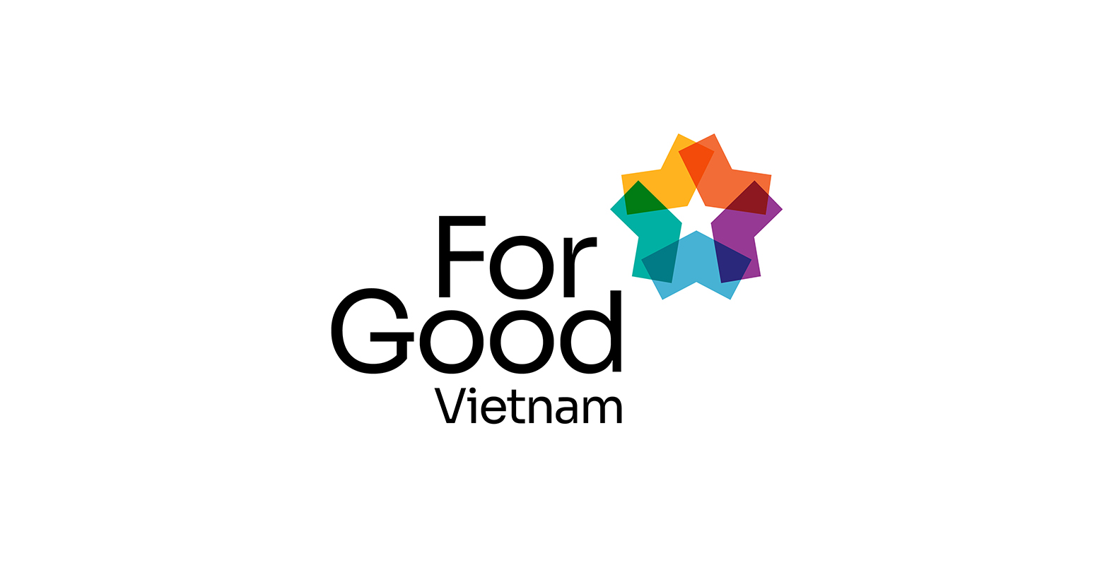 ForGood 帮助弱势群体公益组织logo设计品牌vi视觉形象设计“多彩的万花筒”元素