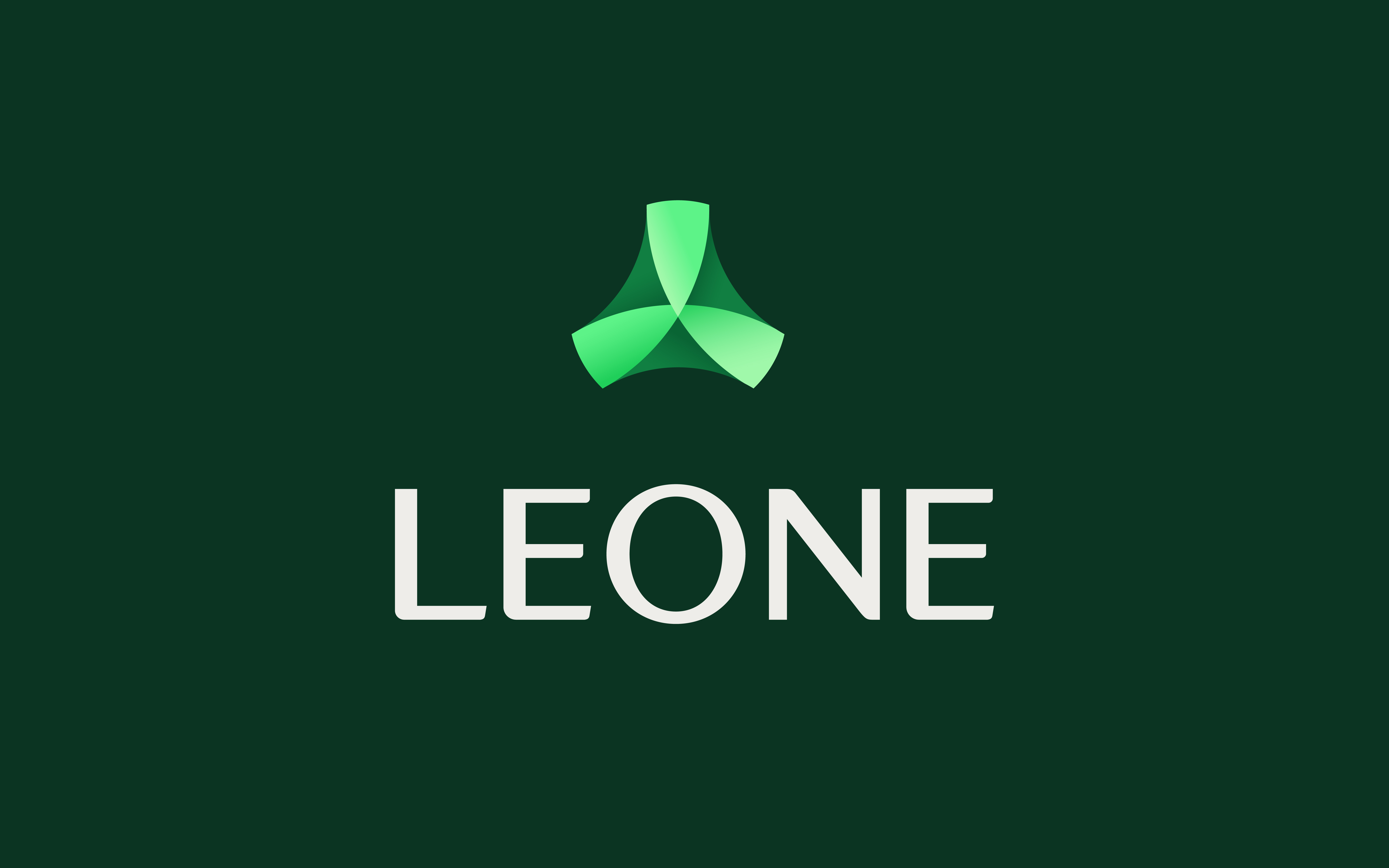 LEONE利昂税务规划咨询集团B2B企业logo&vi形象设计策划，三叶旋转图案
