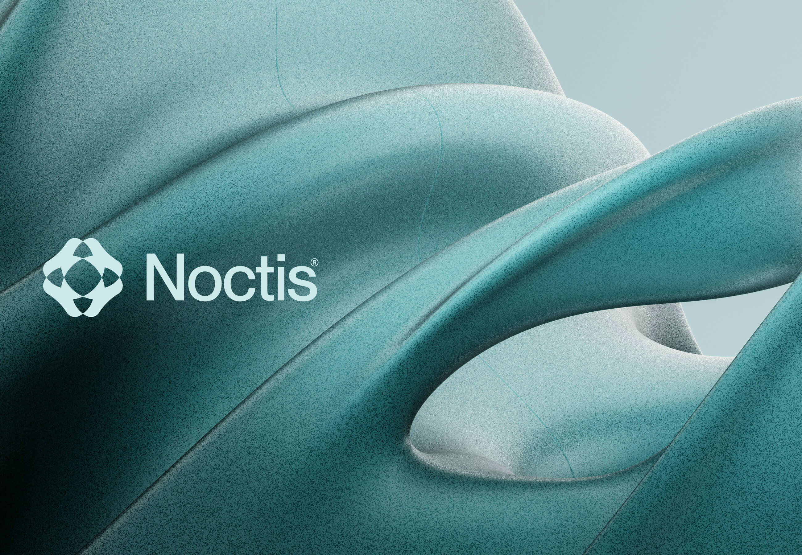 Noctis 金融科技解决方案公司logo设计品牌vi形象设计，体现力量保护与连通创新